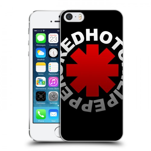 Дизайнерский пластиковый чехол для Iphone 5s Red Hot Chili Peppers