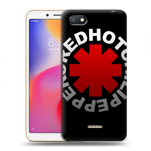 Дизайнерский пластиковый чехол для Xiaomi RedMi 6A Red Hot Chili Peppers