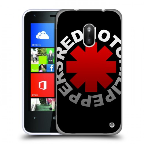 Дизайнерский пластиковый чехол для Nokia Lumia 620 Red Hot Chili Peppers