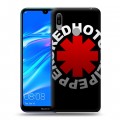 Дизайнерский пластиковый чехол для Huawei Y6 (2019) Red Hot Chili Peppers