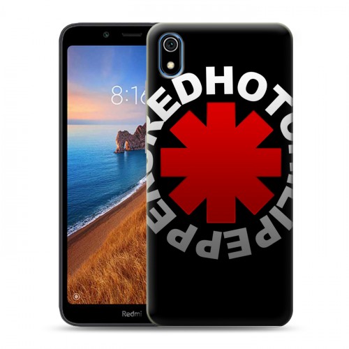 Дизайнерский силиконовый чехол для Xiaomi RedMi 7A Red Hot Chili Peppers
