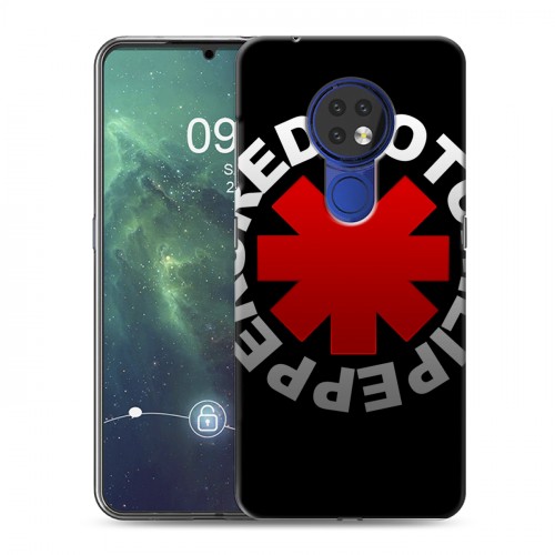 Дизайнерский силиконовый чехол для Nokia 6.2 Red Hot Chili Peppers