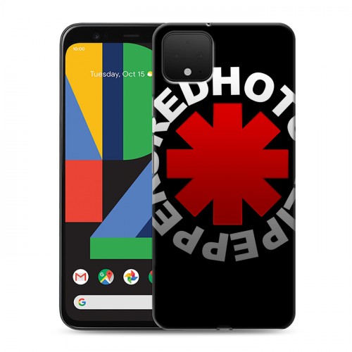 Дизайнерский пластиковый чехол для Google Pixel 4 XL Red Hot Chili Peppers