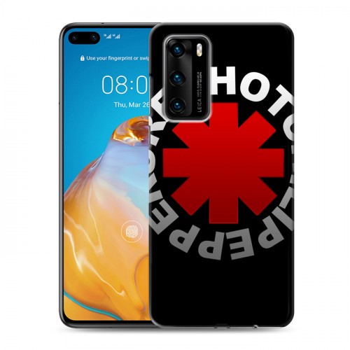 Дизайнерский пластиковый чехол для Huawei P40 Red Hot Chili Peppers