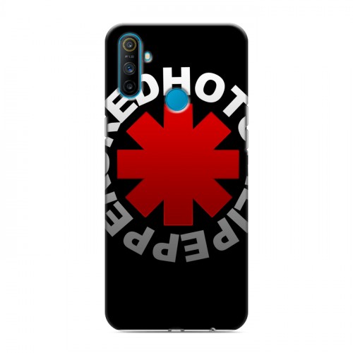 Дизайнерский силиконовый чехол для Realme C3 Red Hot Chili Peppers