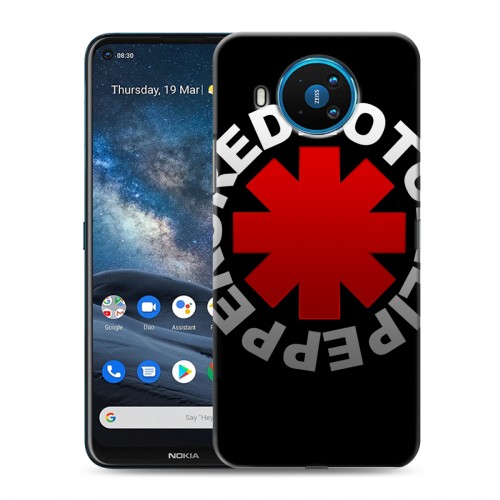 Дизайнерский силиконовый чехол для Nokia 8.3 Red Hot Chili Peppers