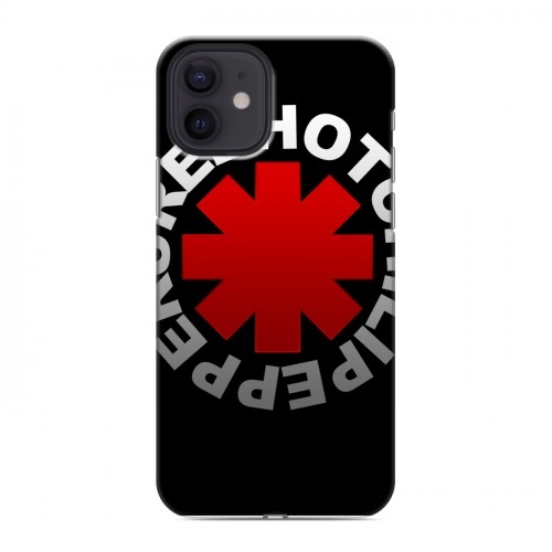 Дизайнерский силиконовый чехол для Iphone 12 Red Hot Chili Peppers