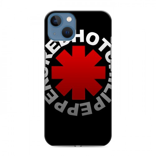 Дизайнерский силиконовый чехол для Iphone 13 Red Hot Chili Peppers