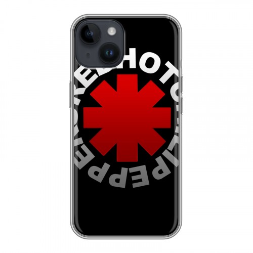 Дизайнерский пластиковый чехол для Iphone 14 Red Hot Chili Peppers