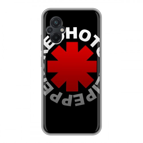 Дизайнерский пластиковый чехол для Xiaomi Poco M5 Red Hot Chili Peppers