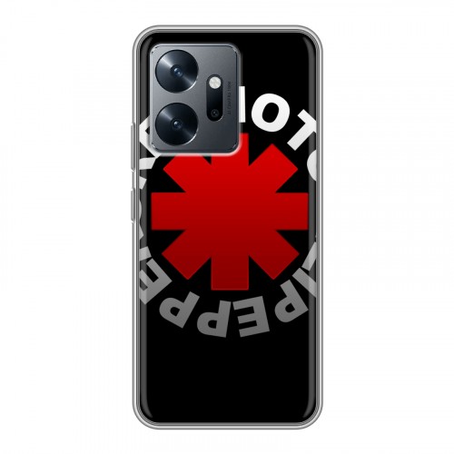 Дизайнерский силиконовый чехол для Infinix Zero 20 Red Hot Chili Peppers