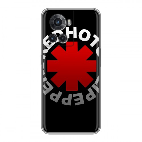 Дизайнерский силиконовый чехол для OnePlus Ace Red Hot Chili Peppers