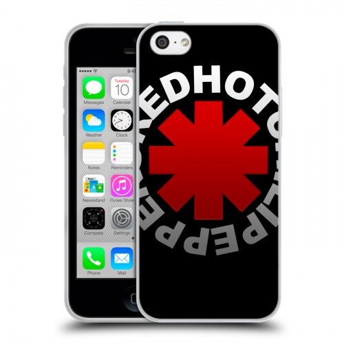 Дизайнерский пластиковый чехол для Iphone 5c Red Hot Chili Peppers