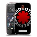 Дизайнерский пластиковый чехол для HTC Desire 500 Red Hot Chili Peppers