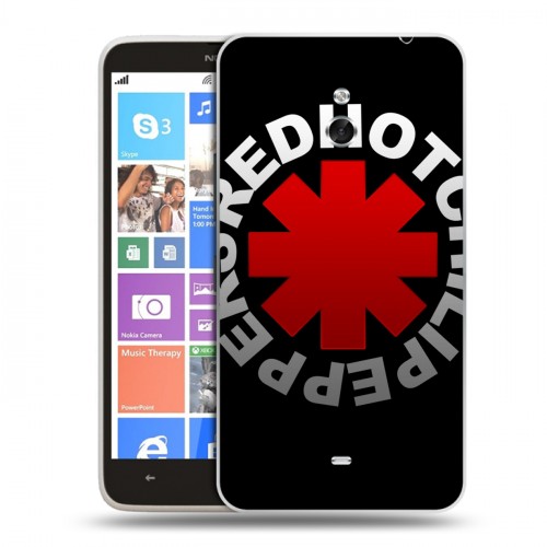 Дизайнерский пластиковый чехол для Nokia Lumia 1320 Red Hot Chili Peppers