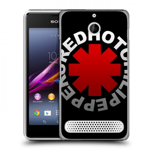 Дизайнерский силиконовый чехол для Sony Xperia E1 Red Hot Chili Peppers