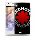 Дизайнерский пластиковый чехол для Prestigio Grace Red Hot Chili Peppers