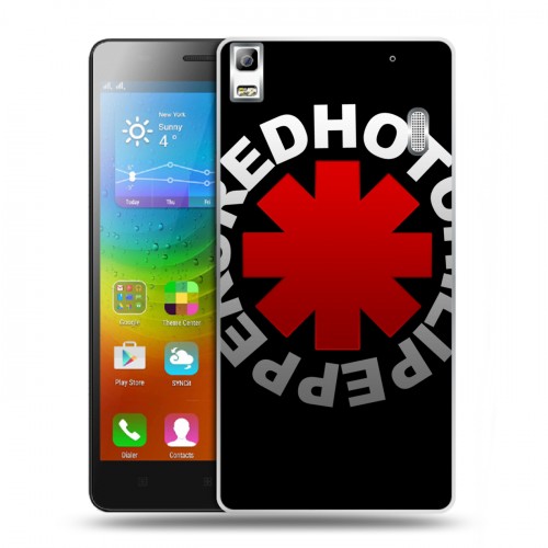 Дизайнерский пластиковый чехол для Lenovo A7000 Red Hot Chili Peppers