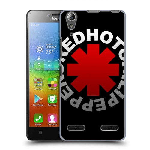 Дизайнерский пластиковый чехол для Lenovo A6000 Red Hot Chili Peppers