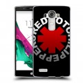 Дизайнерский пластиковый чехол для LG G4 Red Hot Chili Peppers