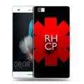 Дизайнерский пластиковый чехол для Huawei P8 Lite Red Hot Chili Peppers
