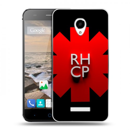 Дизайнерский силиконовый чехол для Micromax Canvas Spark Red Hot Chili Peppers