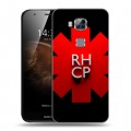 Дизайнерский пластиковый чехол для Huawei G8 Red Hot Chili Peppers