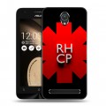 Дизайнерский пластиковый чехол для ASUS Zenfone Go Red Hot Chili Peppers