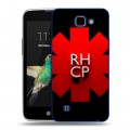 Дизайнерский пластиковый чехол для LG K4 Red Hot Chili Peppers