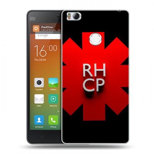 Дизайнерский пластиковый чехол для Xiaomi Mi4S Red Hot Chili Peppers