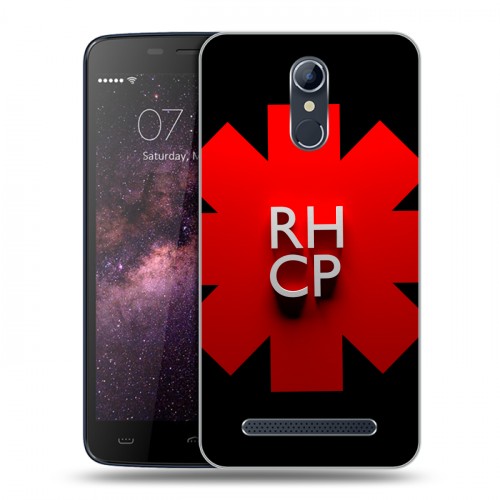 Дизайнерский силиконовый чехол для Homtom HT17 Red Hot Chili Peppers