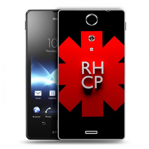 Дизайнерский пластиковый чехол для Sony Xperia TX Red Hot Chili Peppers