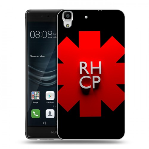 Дизайнерский пластиковый чехол для Huawei Y6II Red Hot Chili Peppers