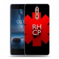 Дизайнерский пластиковый чехол для Nokia 8 Red Hot Chili Peppers