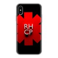 Дизайнерский силиконовый чехол для Iphone x10 Red Hot Chili Peppers