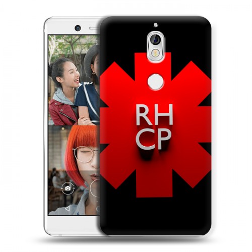 Дизайнерский пластиковый чехол для Nokia 7 Red Hot Chili Peppers