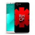 Дизайнерский пластиковый чехол для OPPO A83 Red Hot Chili Peppers