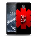 Дизайнерский силиконовый чехол для Nokia 3.1 Red Hot Chili Peppers