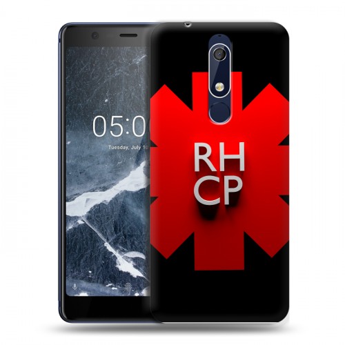 Дизайнерский пластиковый чехол для Nokia 5.1 Red Hot Chili Peppers