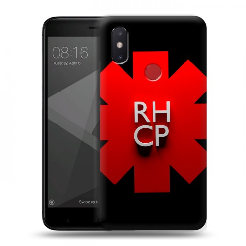 Дизайнерский силиконовый чехол для Xiaomi Mi8 SE Red Hot Chili Peppers