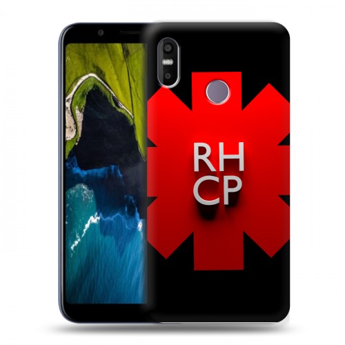 Дизайнерский пластиковый чехол для HTC U12 Life Red Hot Chili Peppers