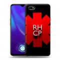 Дизайнерский силиконовый с усиленными углами чехол для OPPO A1k Red Hot Chili Peppers