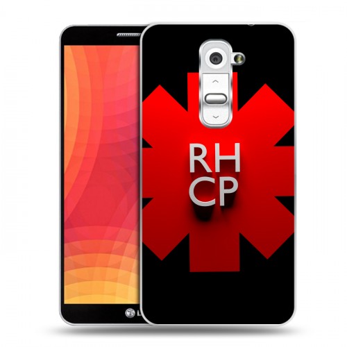 Дизайнерский пластиковый чехол для LG Optimus G2 Red Hot Chili Peppers