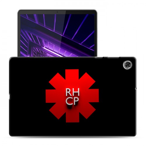 Дизайнерский силиконовый чехол для Lenovo Tab M10 Plus Red Hot Chili Peppers