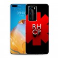 Дизайнерский пластиковый чехол для Huawei P40 Pro Red Hot Chili Peppers