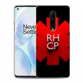 Дизайнерский пластиковый чехол для OnePlus 8 Red Hot Chili Peppers