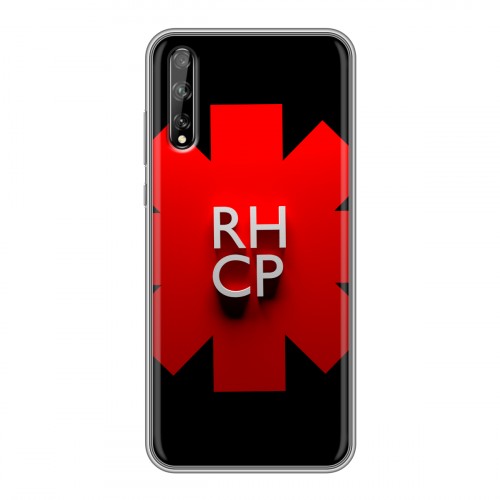 Дизайнерский силиконовый чехол для Huawei Y8p Red Hot Chili Peppers