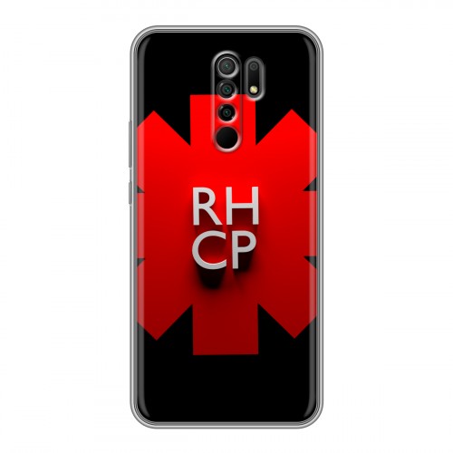 Дизайнерский силиконовый чехол для Xiaomi RedMi 9 Red Hot Chili Peppers