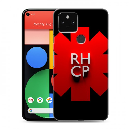 Дизайнерский пластиковый чехол для Google Pixel 5 Red Hot Chili Peppers