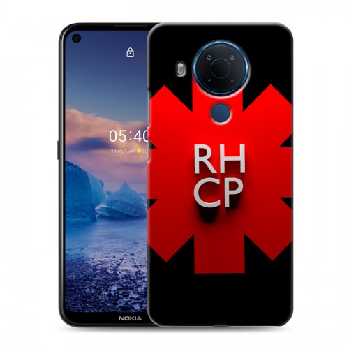 Дизайнерский силиконовый чехол для Nokia 5.4 Red Hot Chili Peppers